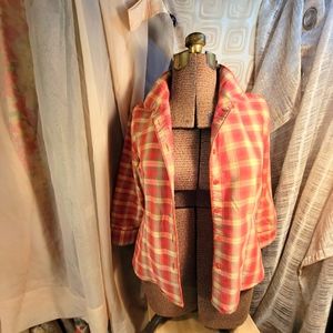 Christopher & Banks  Plaid Shirt